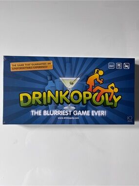 Drinkopoly Party Board Game - Brand New Sealed